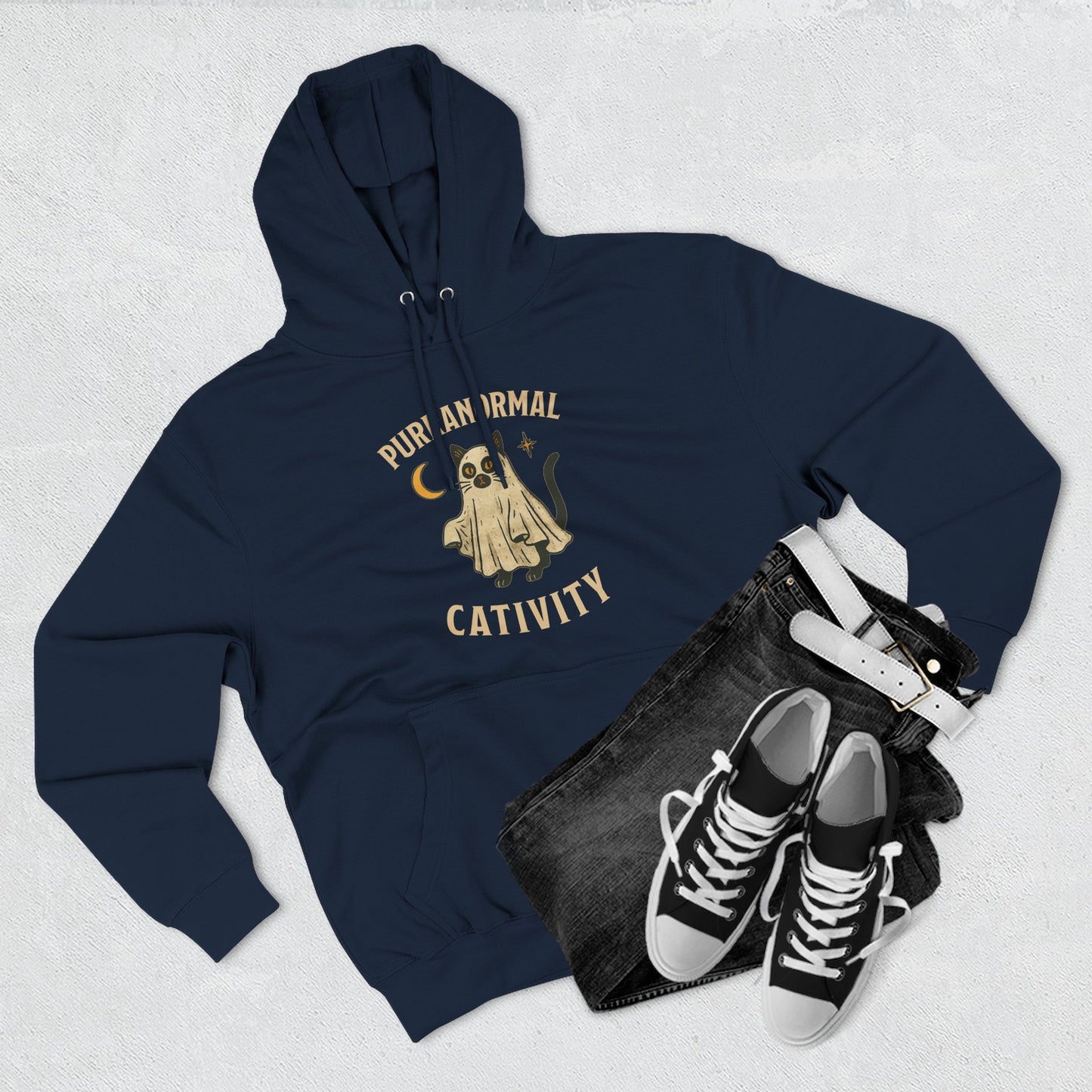 Purranormal Cativity Ghost Cat Hoodie