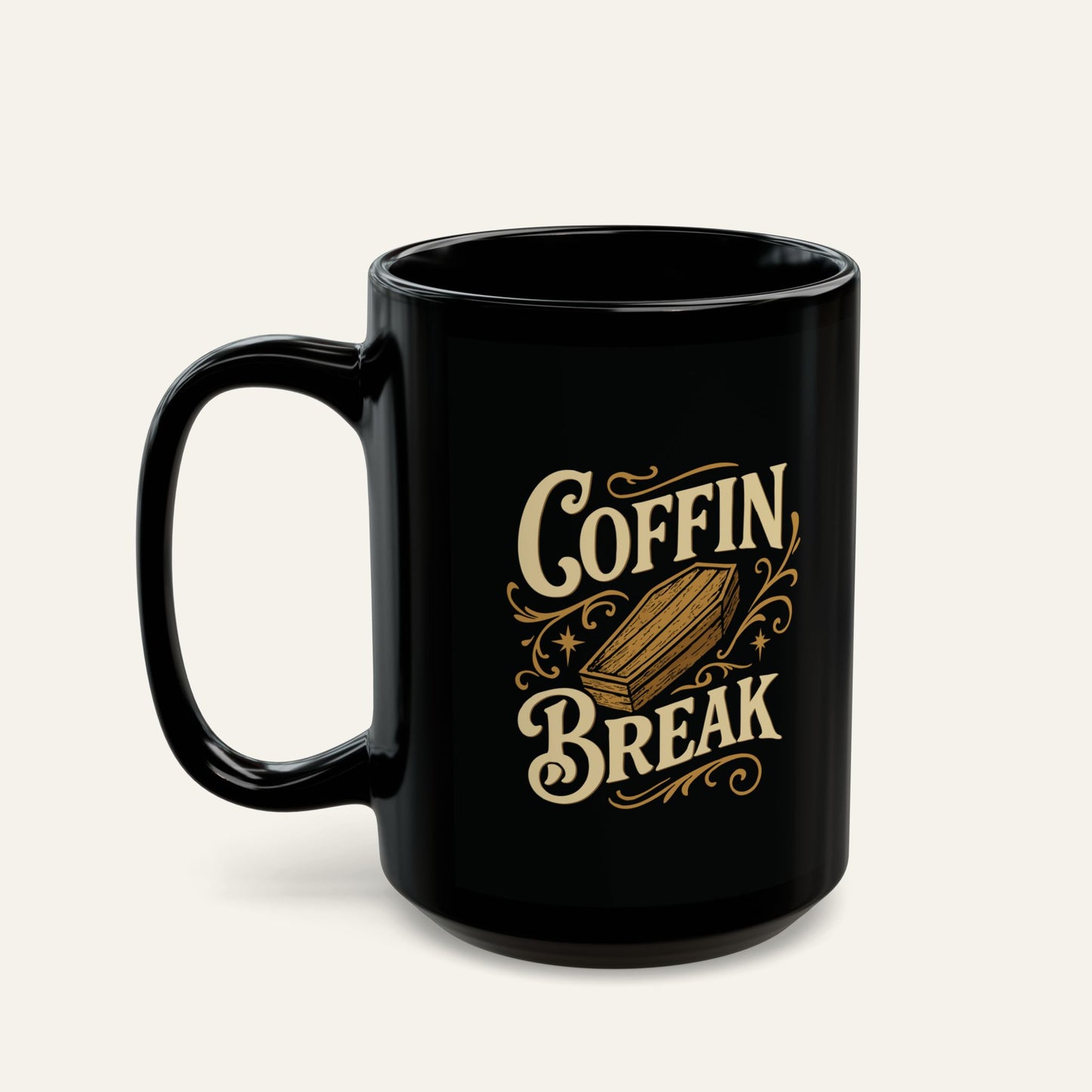 Coffin Break Gothic Mug