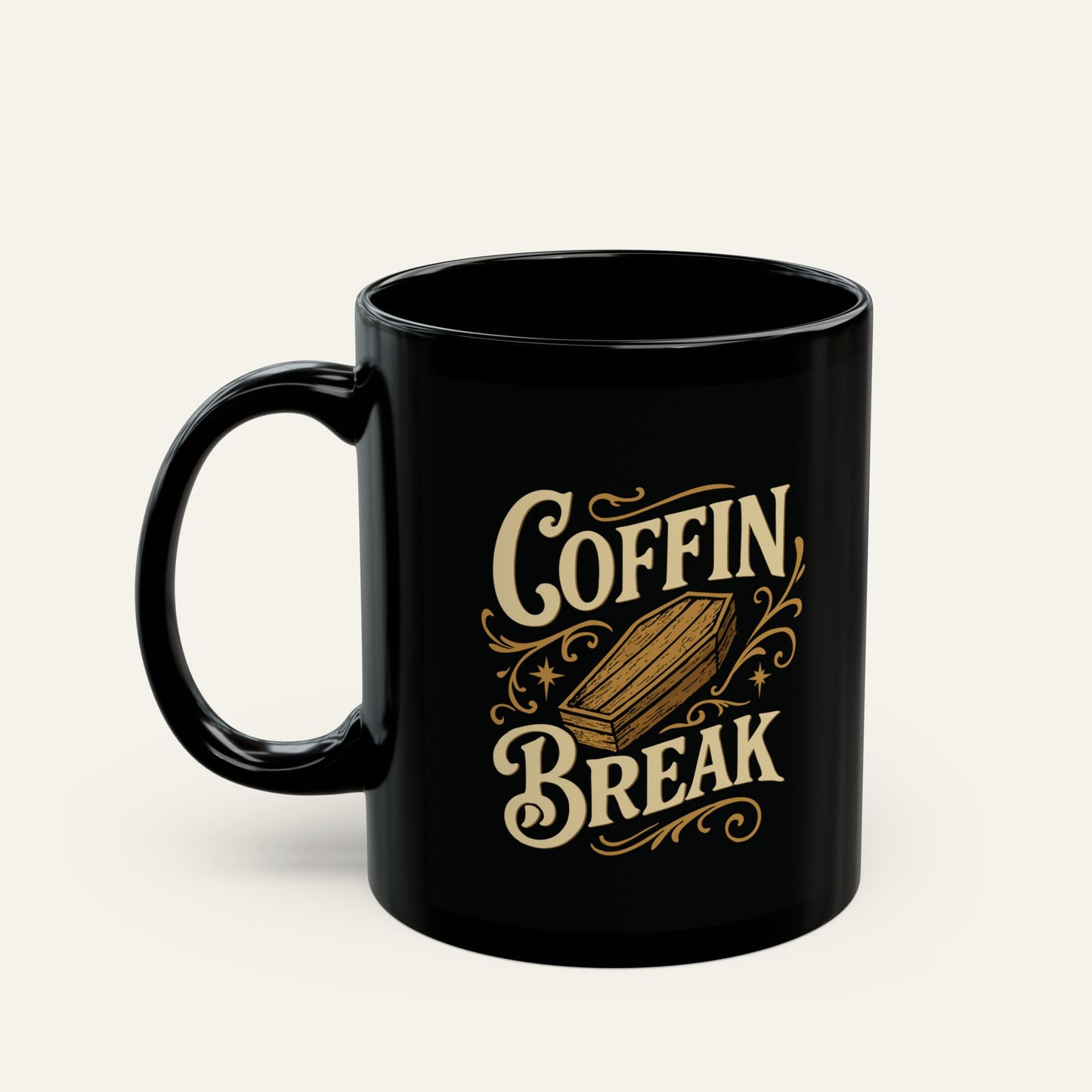 Coffin Break Gothic Mug