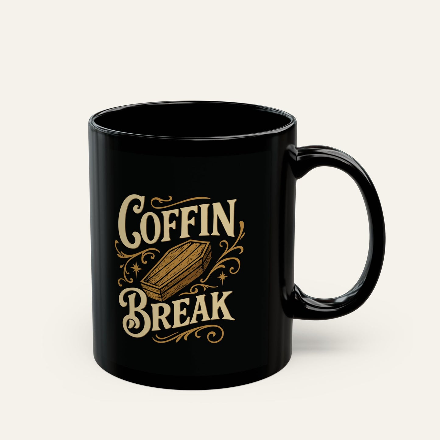 Coffin Break Gothic Mug