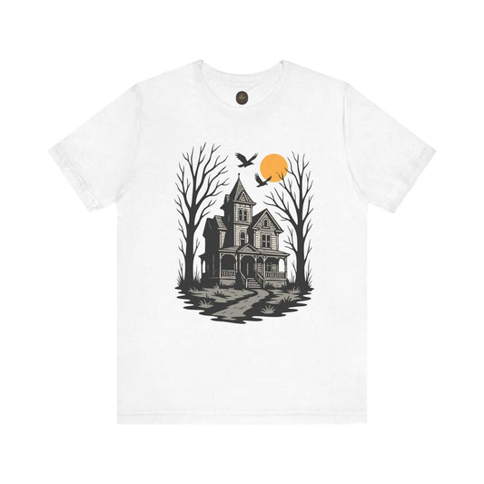 Haunted House Premium Graphic Tee