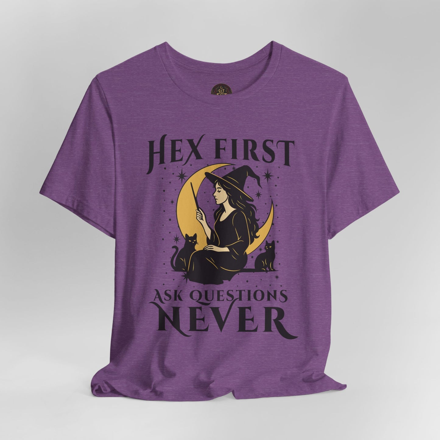 Hex First Ask Questions Never Shirt