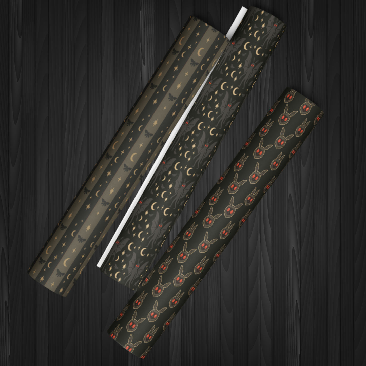 Mothman Wrapping Paper Set · Cryptid Gift Wrap Collection