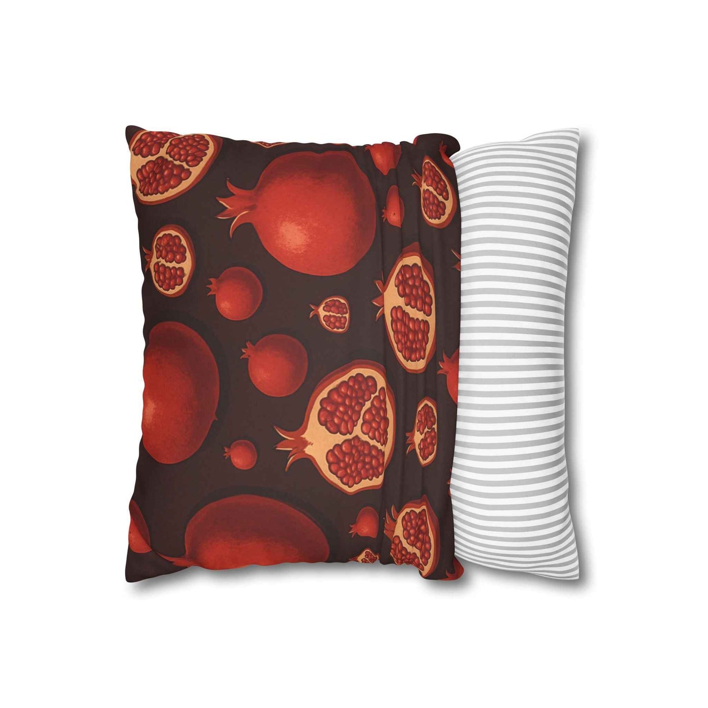 Gothic Dark Fruit Faux Suede Pillowcase