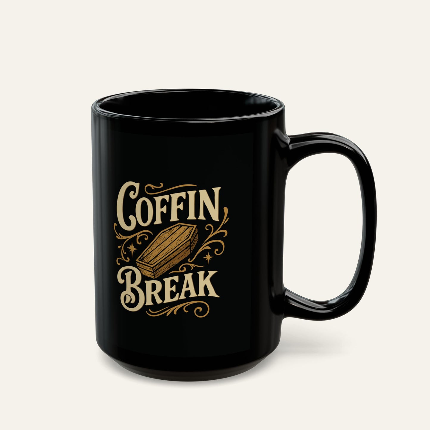 Coffin Break Gothic Mug