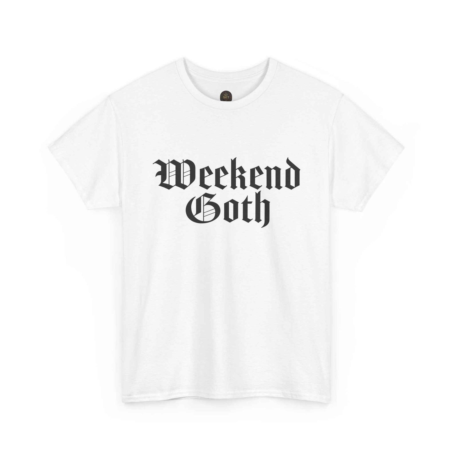 Weekend Goth Gothic Humor Basic Graphic Tee