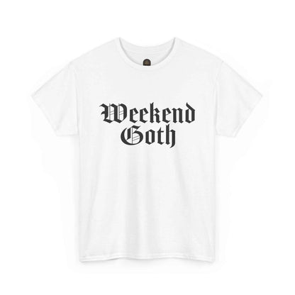 Weekend Goth Gothic Humor Basic Graphic Tee