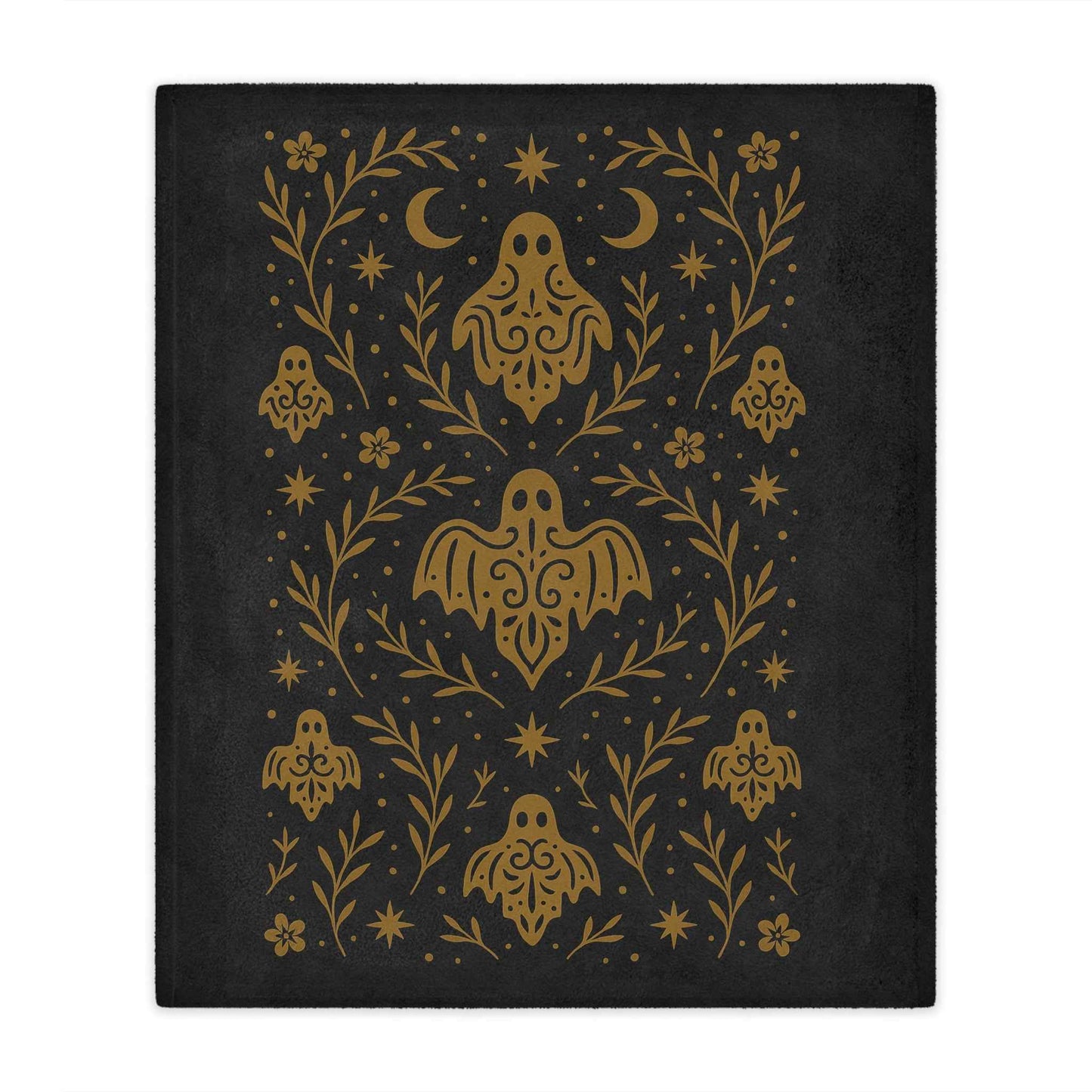 Gothic Ghost Minky Throw Blanket