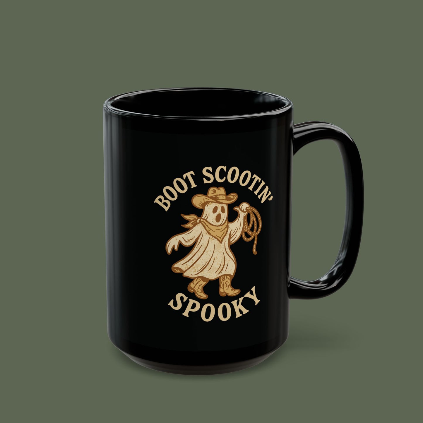 Boot Scootin' Spooky Ghost Cowboy Mug
