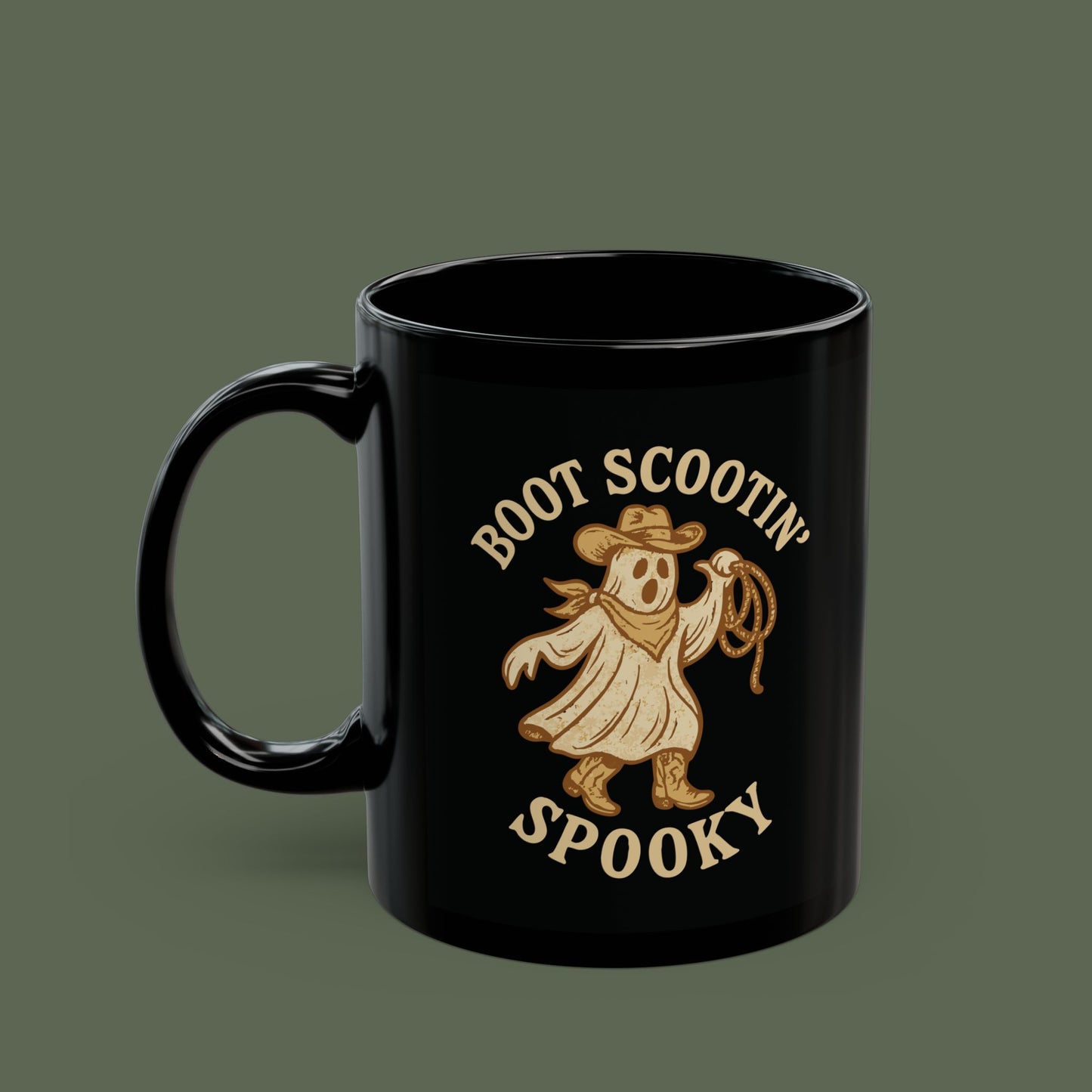 Boot Scootin' Spooky Ghost Cowboy Mug