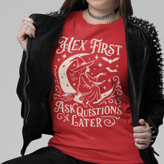 Hex First Ask Questions Later Tee