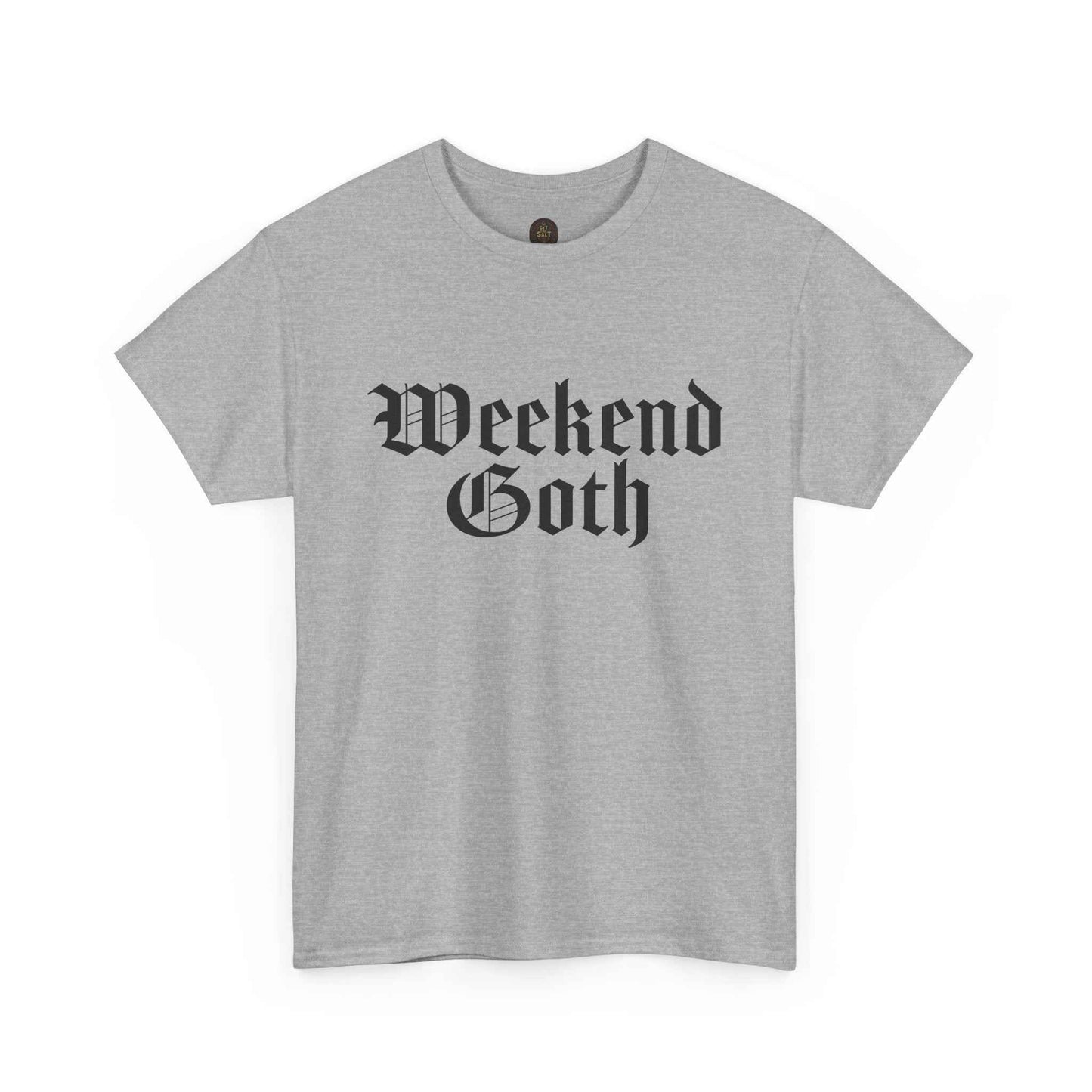 Weekend Goth Gothic Humor Basic Graphic Tee