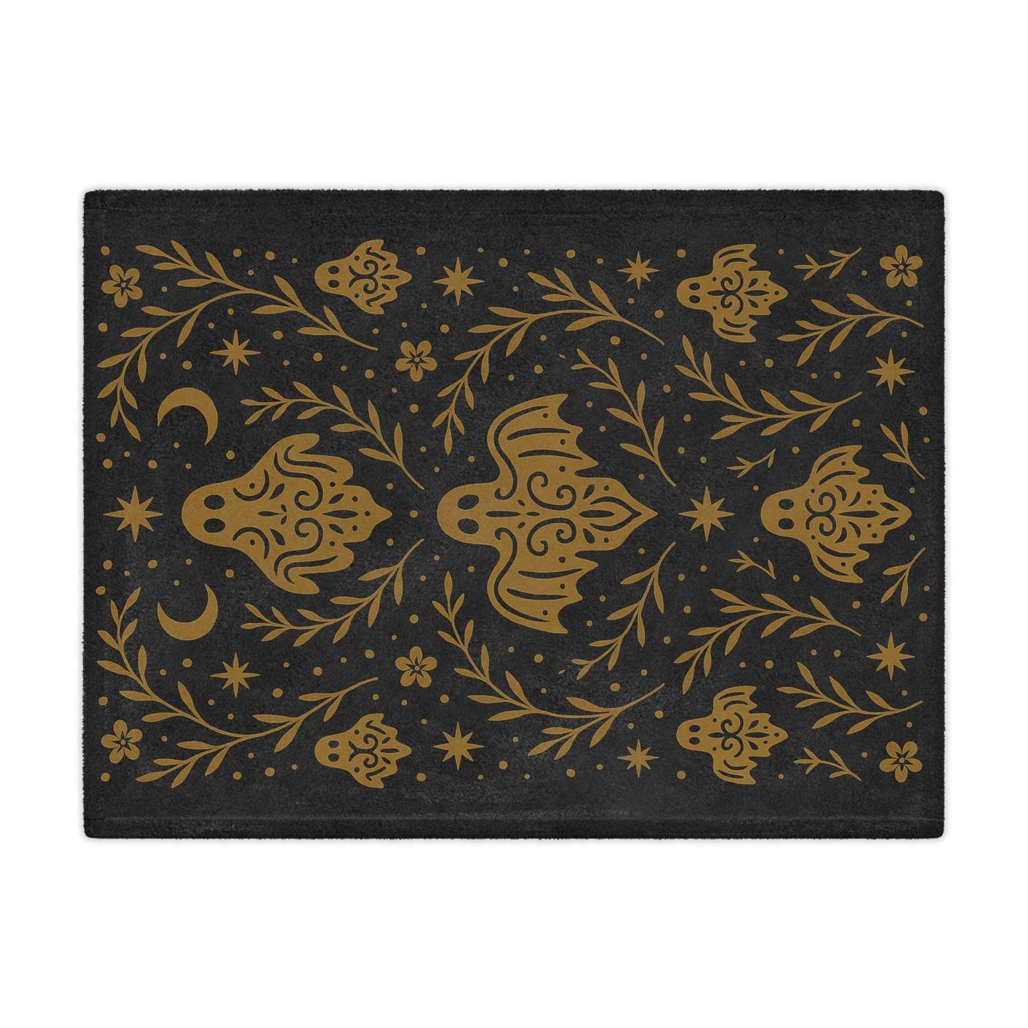 Gothic Ghost Minky Throw Blanket