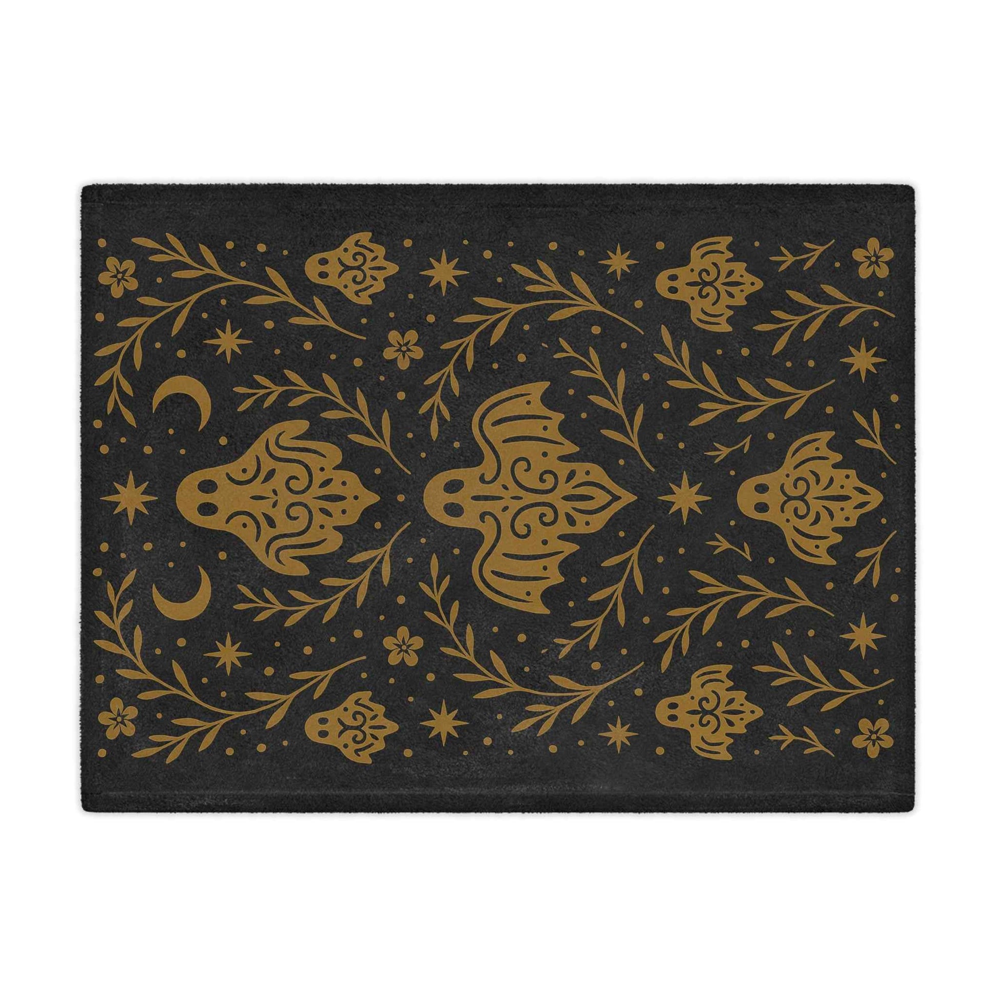 Gothic Ghost Minky Throw Blanket