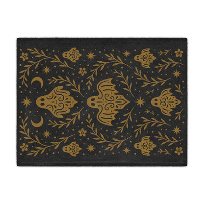 Gothic Ghost Minky Throw Blanket