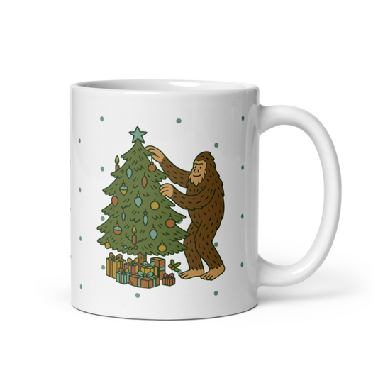 Bigfoot Christmas Mug - Cryptid Christmas Collection