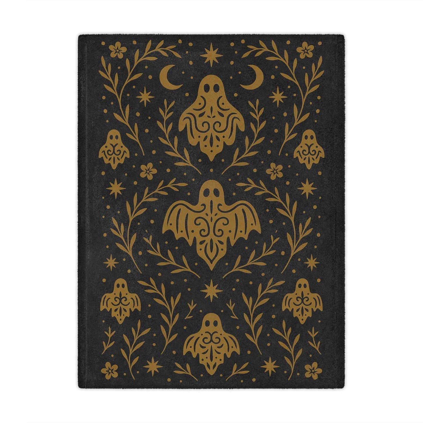 Gothic Ghost Minky Throw Blanket