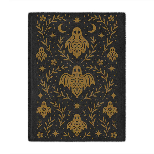 Gothic Ghost Minky Throw Blanket
