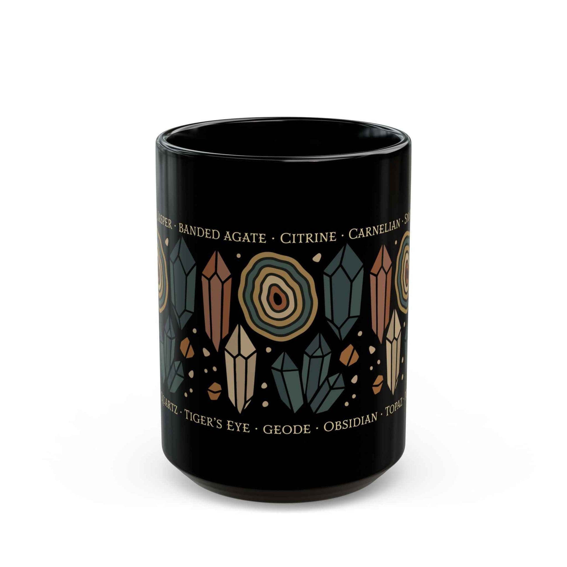 Agate and Crystals Rockhound Mug