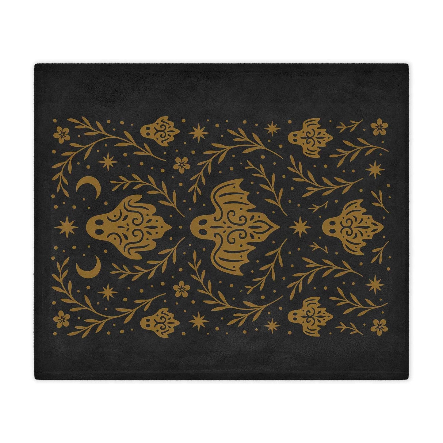 Gothic Ghost Minky Throw Blanket