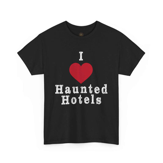 I love haunted Hotels Basic Graphic Tee