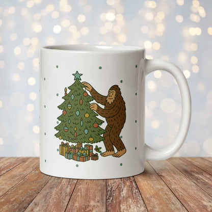 Bigfoot Christmas Mug - Cryptid Christmas Collection