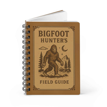 Bigfoot Hunter Field Guide 5x7 Cryptid Notebook
