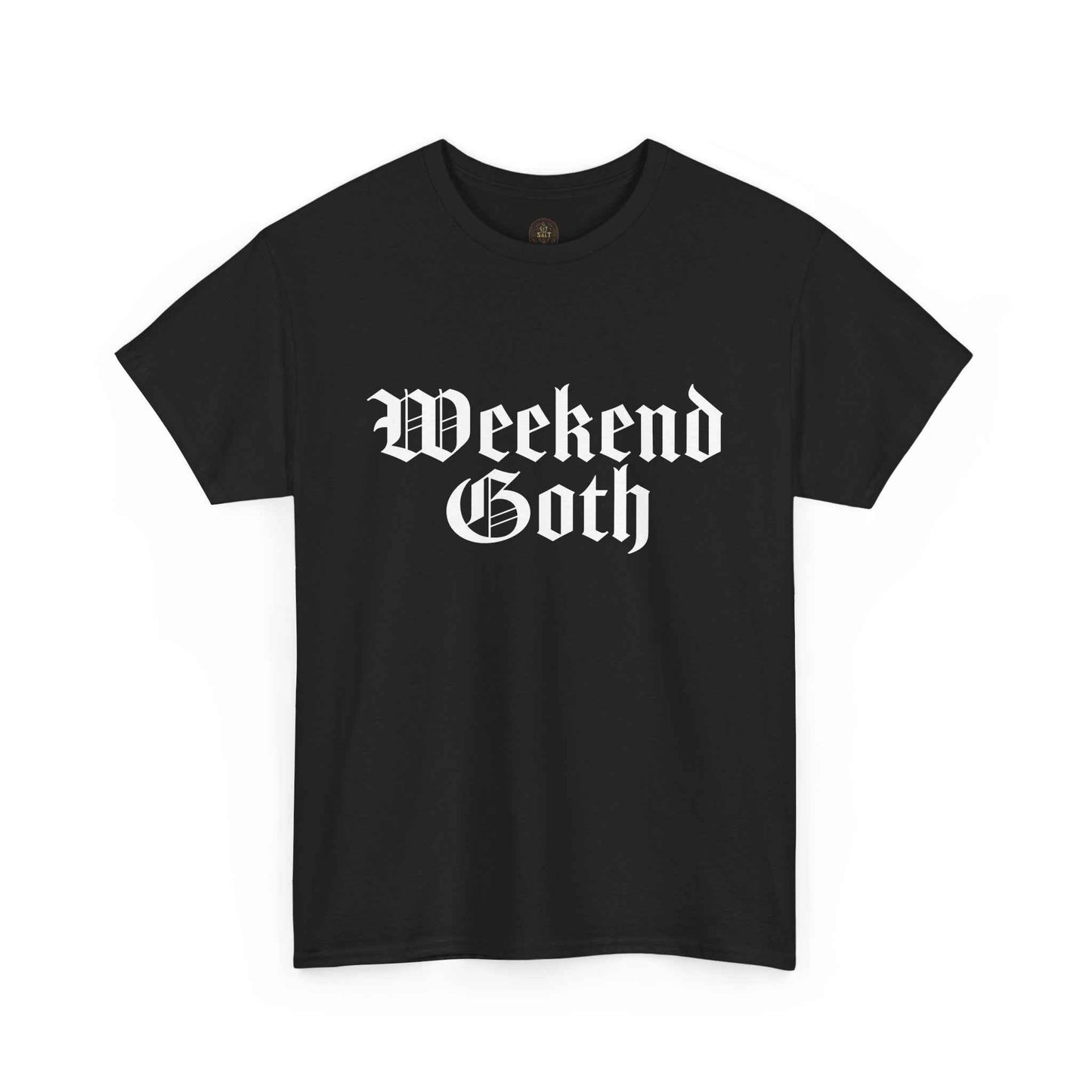 Weekend Goth Gothic Humor Basic Graphic Tee