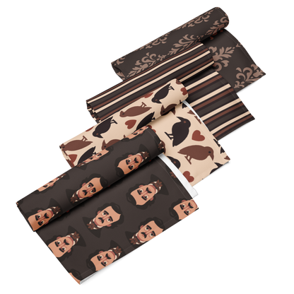 Edgar Allan Poe Cloth Napkin Set - Melancholy Muse Collection