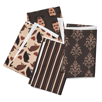Edgar Allan Poe Cloth Napkin Set - Melancholy Muse Collection