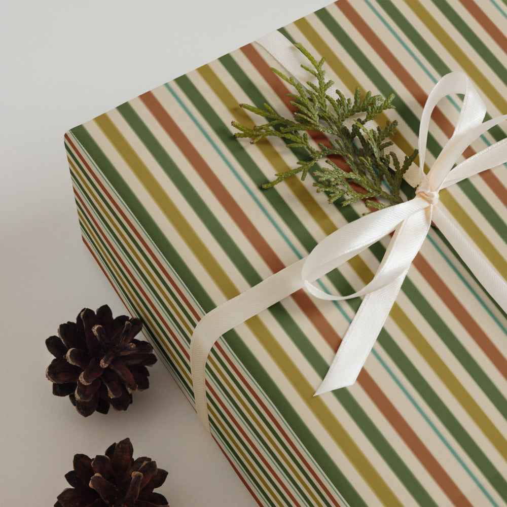 Bigfoot Christmas Wrapping Paper - Holly Jolly Bigfoot 3-Piece Cryptid Holiday Gift Wrap