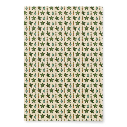 Bigfoot Christmas Wrapping Paper - Holly Jolly Bigfoot 3-Piece Cryptid Holiday Gift Wrap