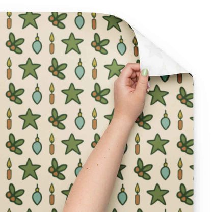 Bigfoot Christmas Wrapping Paper - Holly Jolly Bigfoot 3-Piece Cryptid Holiday Gift Wrap